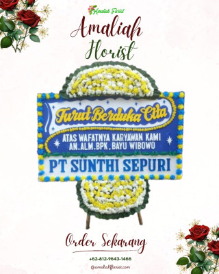 Papan Bunga Duka di Rawa Bangun